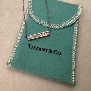 Rare Tiffany & Co Atlas bar pendant